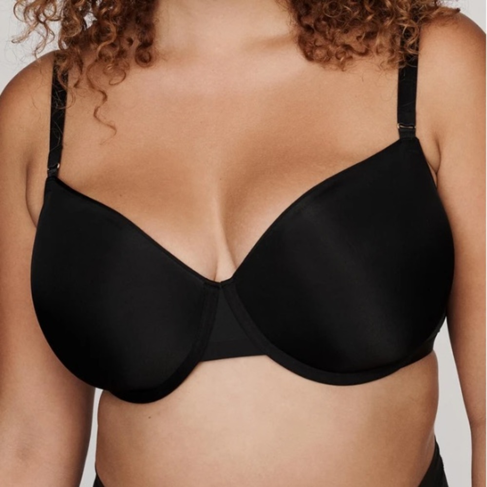 Cuup Demi black full coverage bra 38E